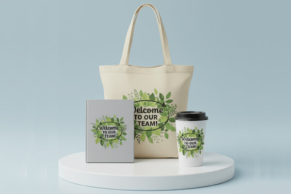 Essentials Collection bundle with eco-friendly promotional products