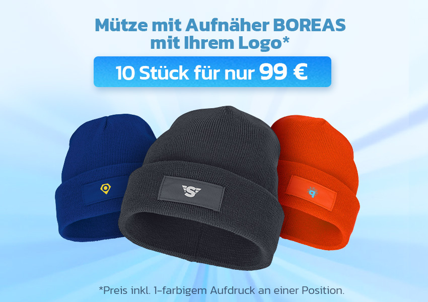 Mütze mit Aufnäher BOREAS