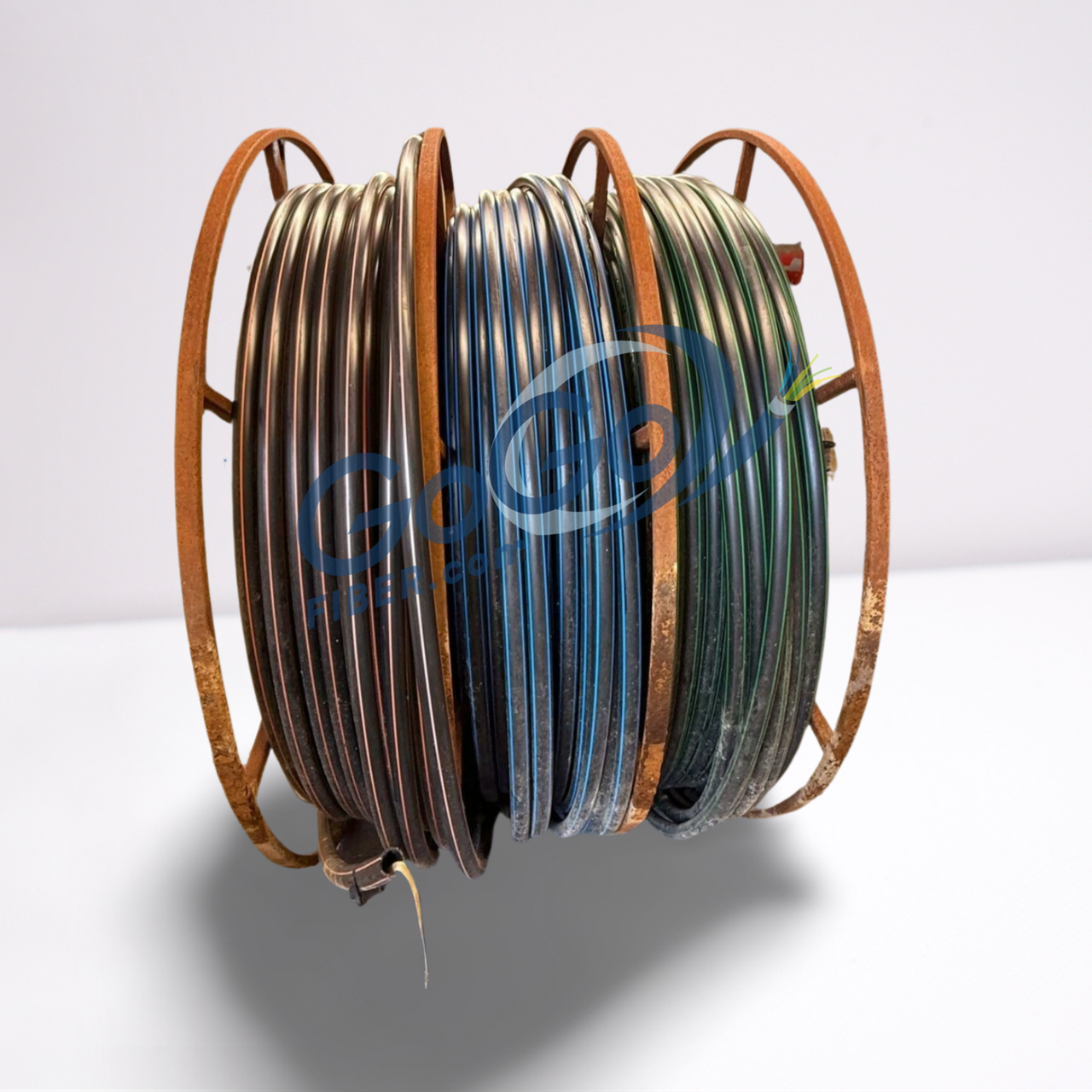 3-Pull Dura-Line SDR13.5 Smoothwall- Black w/green, Blue, Orange Stripe- Print AT&T