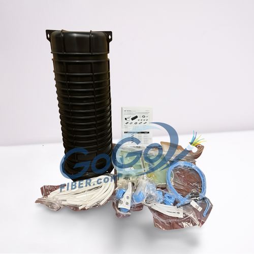 80061407 Coyote 9x28 HD Dome for ribbon fiber w/ 2ea. 288 count deep profile splice trays