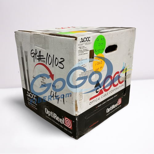 2ct OCC Indoor/Outdoor Distribution, OFNR Riser - Black, Single-Mode, Lite, DX002DSLX9KR, 1,007'  112001