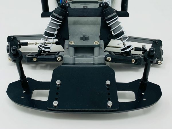 GPM Alu-Stoßstange Für Traxxas Rustler VXL/Bandit – 1 Set In Rot, Frontbumper Für 1/10 RC-Cars