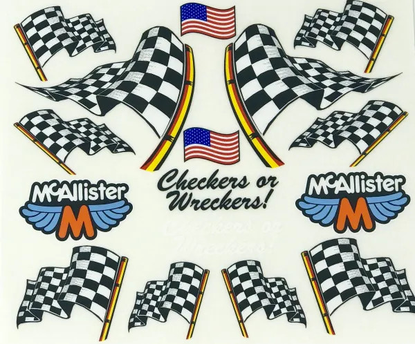 Checkers or Wreckers - Decal Sheet