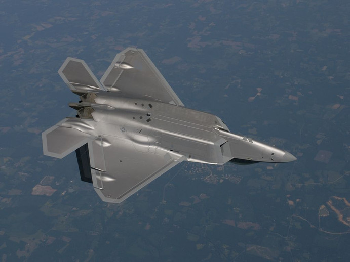 It’s a Plane – For Real! – The First F-22 Raptor Delivered to Langley