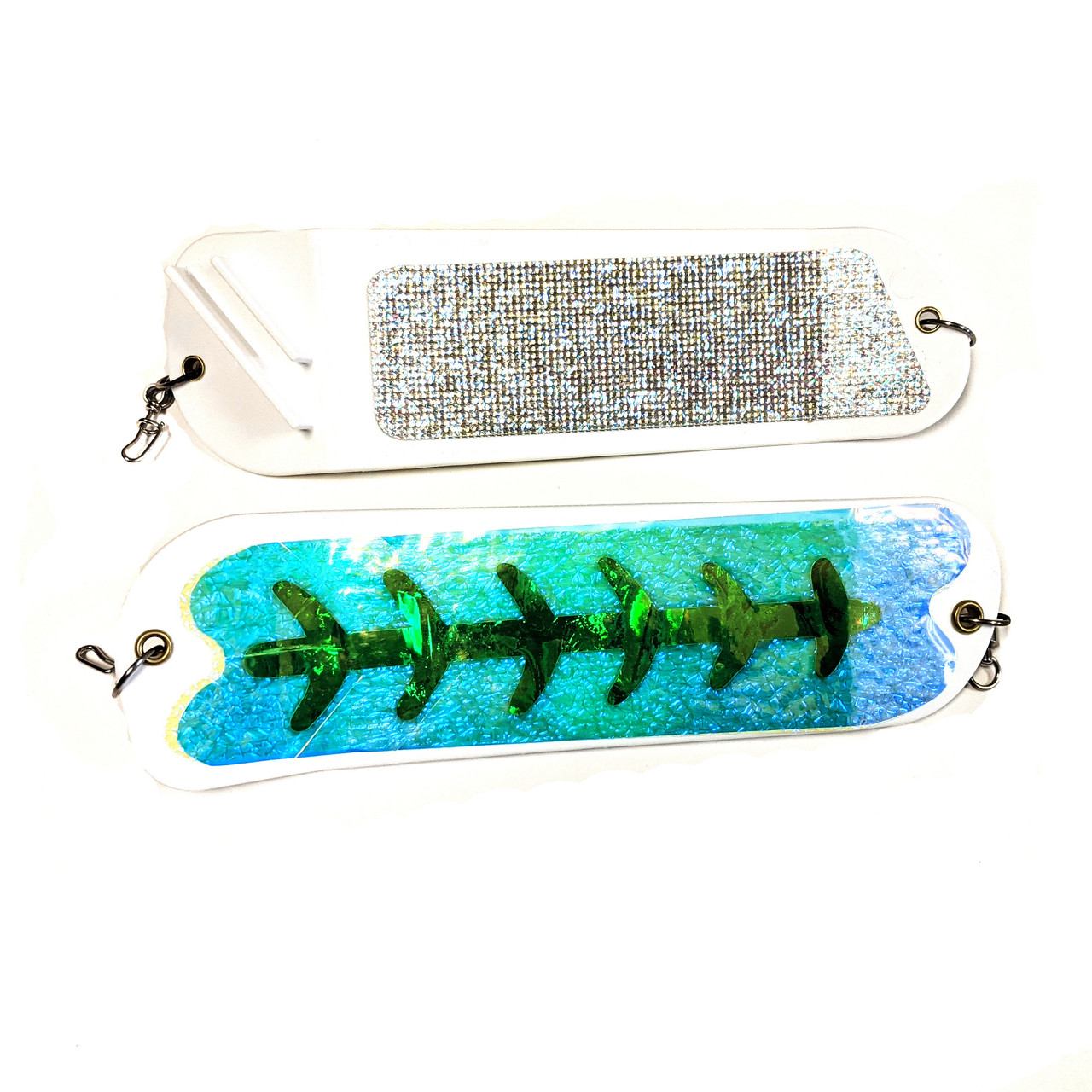 White Kryptonite 8 inch Flasher
