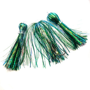 Salmon Candy Coho Flies 2 Pack Three Color 2 Inch