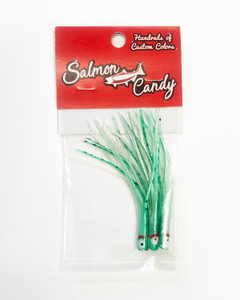 4" Needle Fish, Dark Green/White UV-3 pack 4" Needle Fish, Dark Green/White UV-3 pack