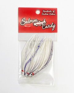 4" Needle Fish, Purple/White Glow-3 pack 4" Needle Fish, Purple/White Glow-3 pack