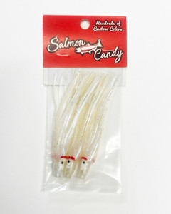 4.5" Squid, White/Pearl UV-3 pack