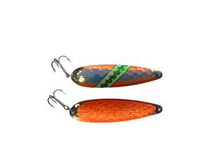 Salmon Spoons Commercial. 3 Inch. Yellow And Orange.