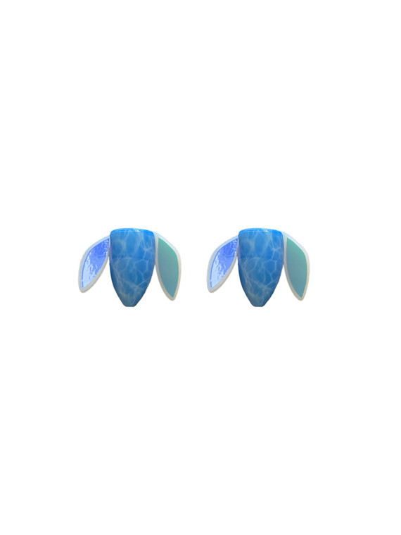 Blue Waffle Wobble Spin Small 2 Pack