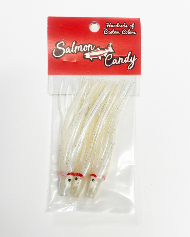 4.5" Squid, White/Pearl UV-3 pack
