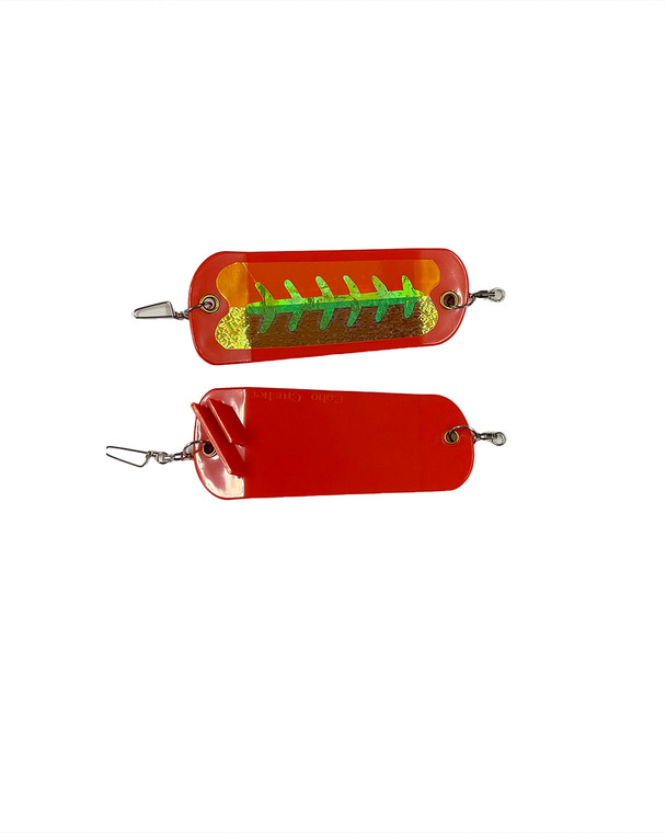 Orange Stud UV 6 inch Flasher