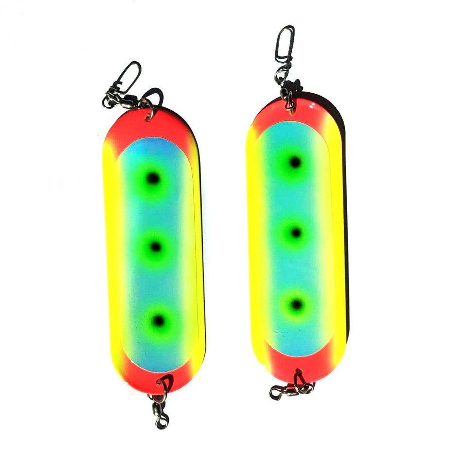 UV Reverse Coho Krusher Double O Dodger Salmon Candy