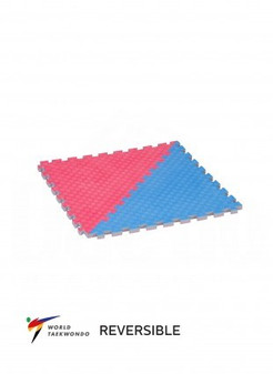 TATAMI WT APPROVED OCTAGONAL 80x80x2.4cm REVERSIBLE RED/BLUE