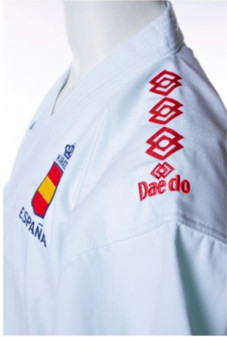 W.K.F. KUMITE 'HASHA' WITH EMBROIDERY