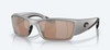 Corbina Pro Silver Metallic Sunglasses with Copper Silver Mirror Polarized Glass