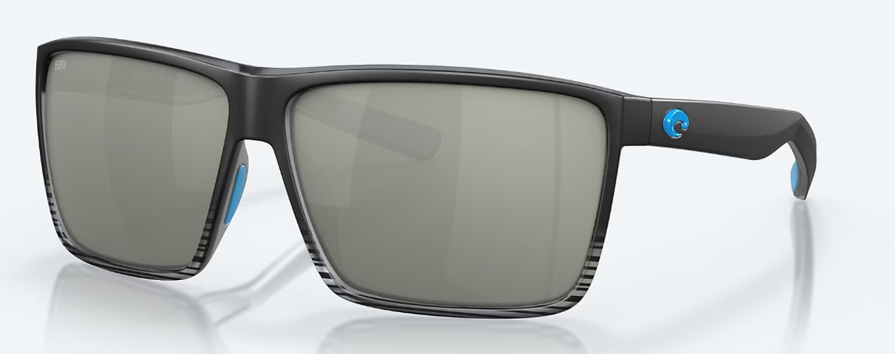 Polarized Silver Mirror Sunglasses - Two Tone Smoked Frames