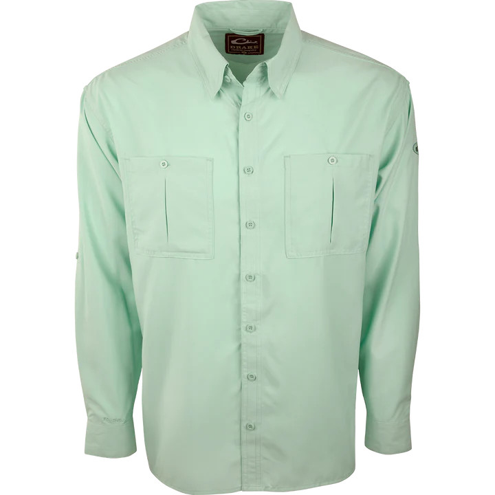 Flyweight Shirt Long Sleeve Shirt by Drake Waterfowl DRAKE DS7001 Flyweight Shirt Long Sleeve Shirt by Drake Waterfowl DRAKE DS7001