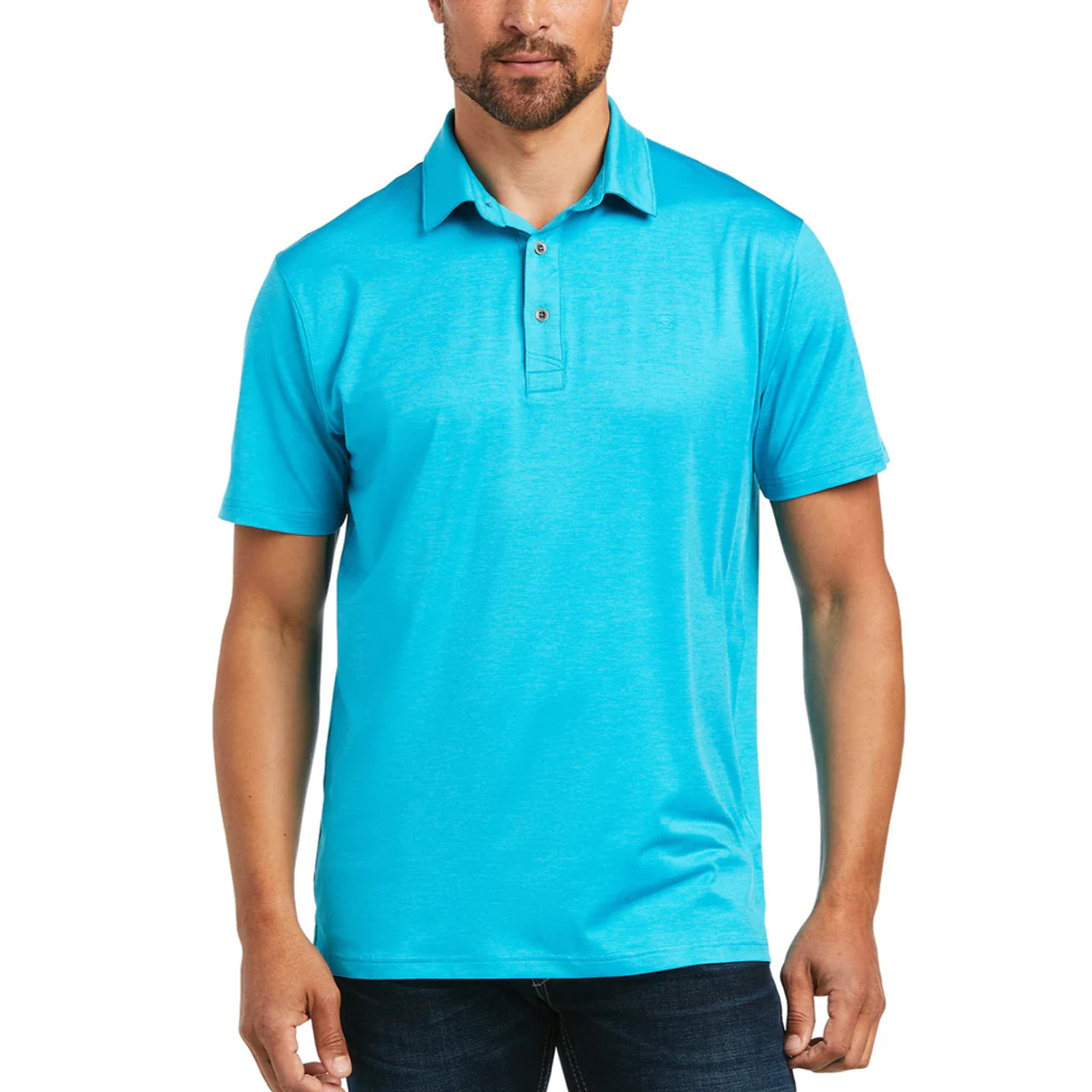 Ariat® Men's S/S Tek Polo - Herb Garden