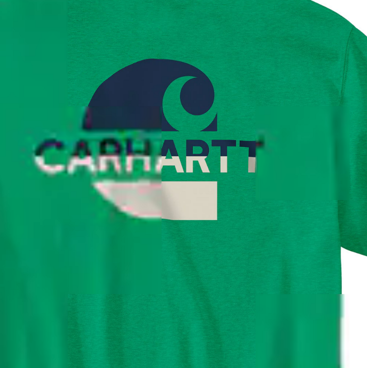 Loose Fit Heavy Weight Carhartt Logo Short Sleeve Pocket Tee Shirt by ...