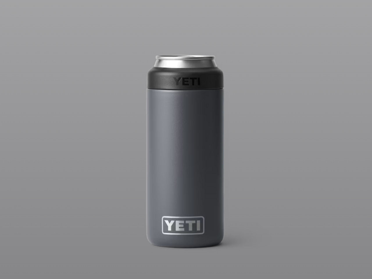 Yeti - 12 oz Rambler Colster Slim Can Insulator Charcoal