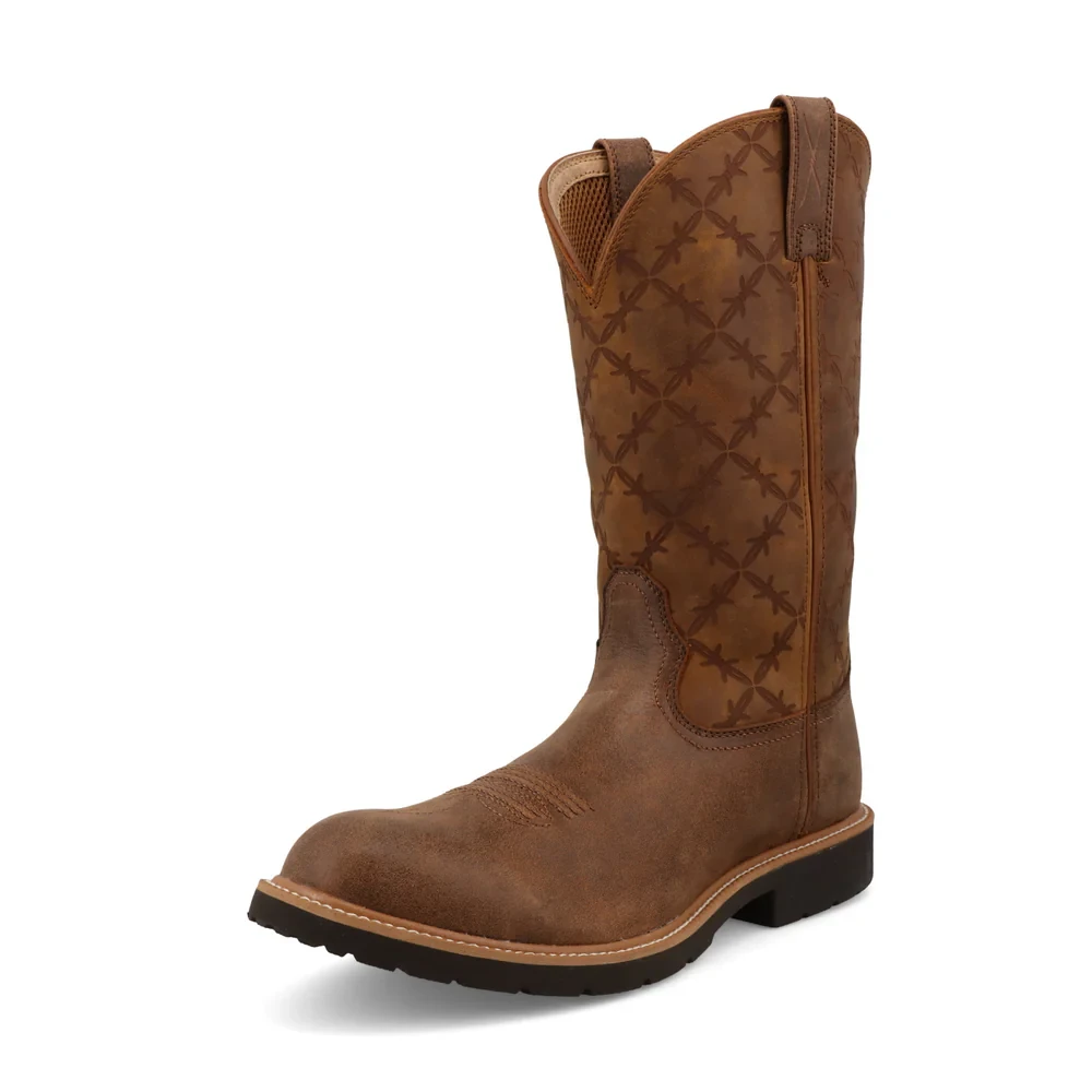 12 Inch Tech X Boot in Navy and Rustic Brown by Twisted X display picture 3