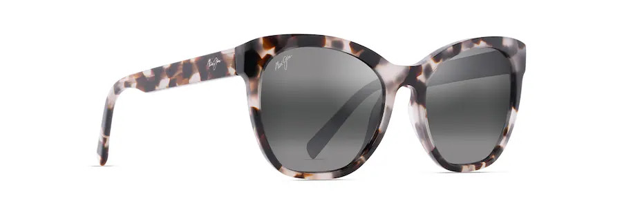 Alulu Sunglasses - White Tokyo Tortoise Frame, Neutral Grey Lens