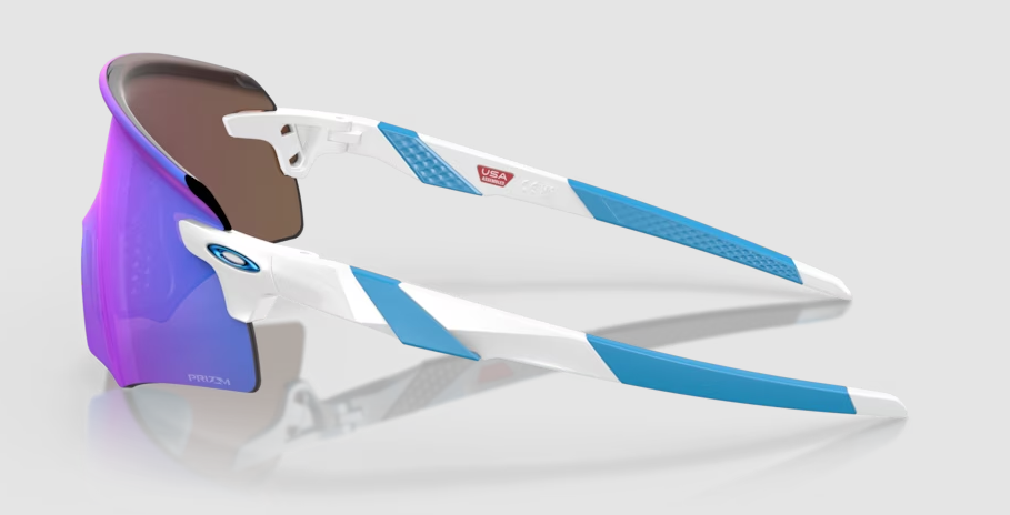Encoder Polished White with Prizm Sapphire lens by Oakley - DNW