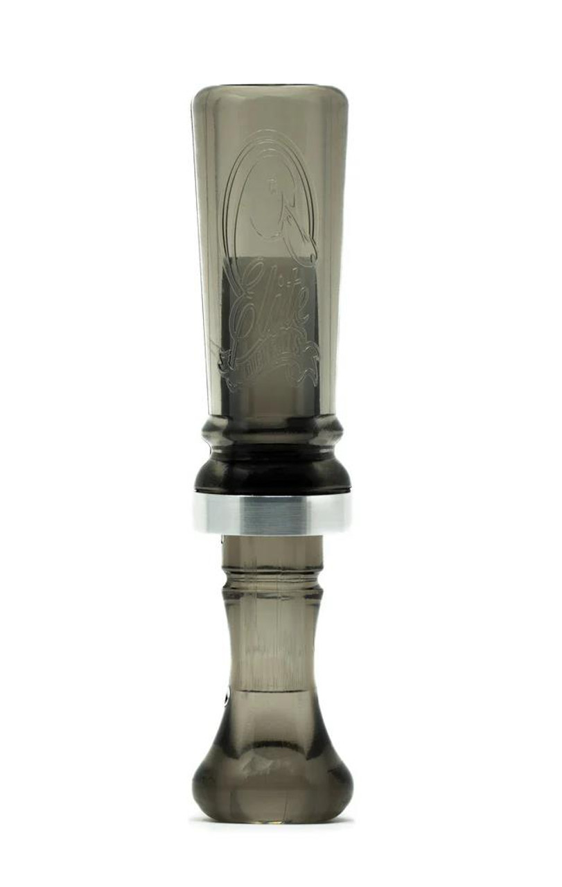 Smoke Poly Edge Double Reed Duck Call by Elite Duck Calls
