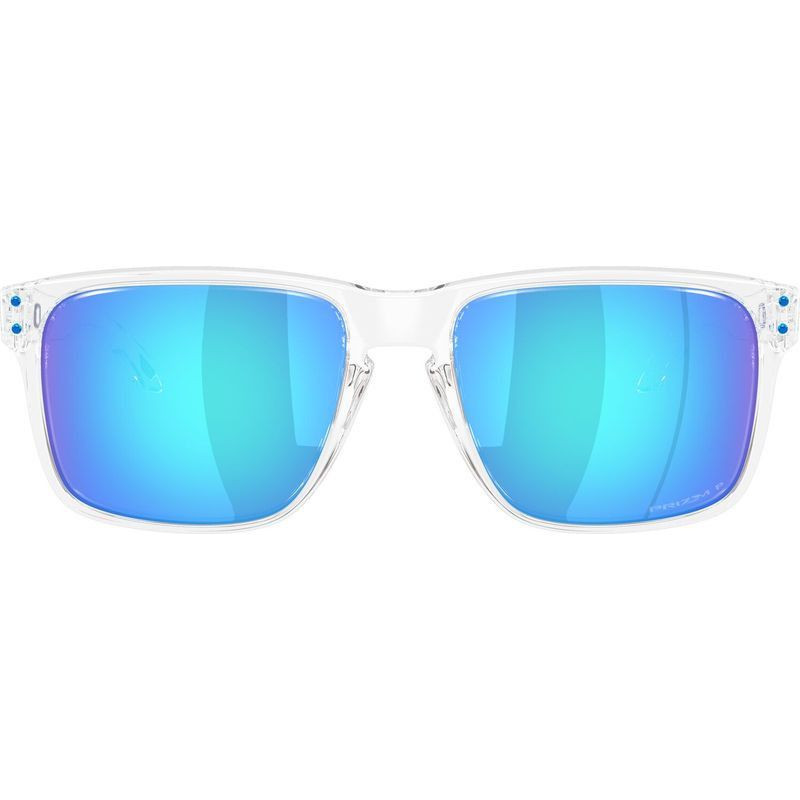 Holbrook XXL Polished Clear Frames with Sapphire Polarized Lenses