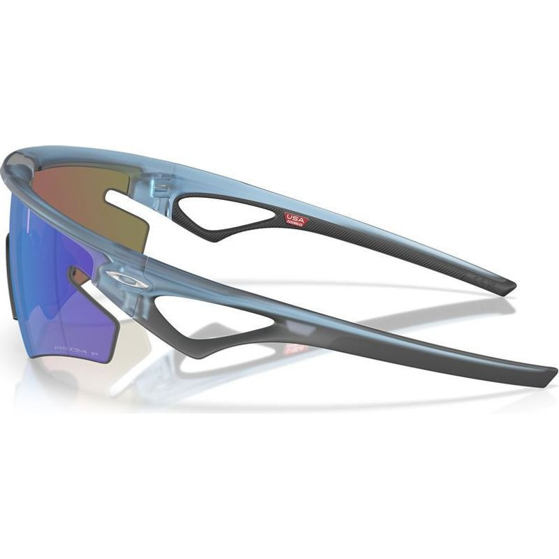 Sphaera Slash Matte Transparent Stonewash Frames with Sapphire