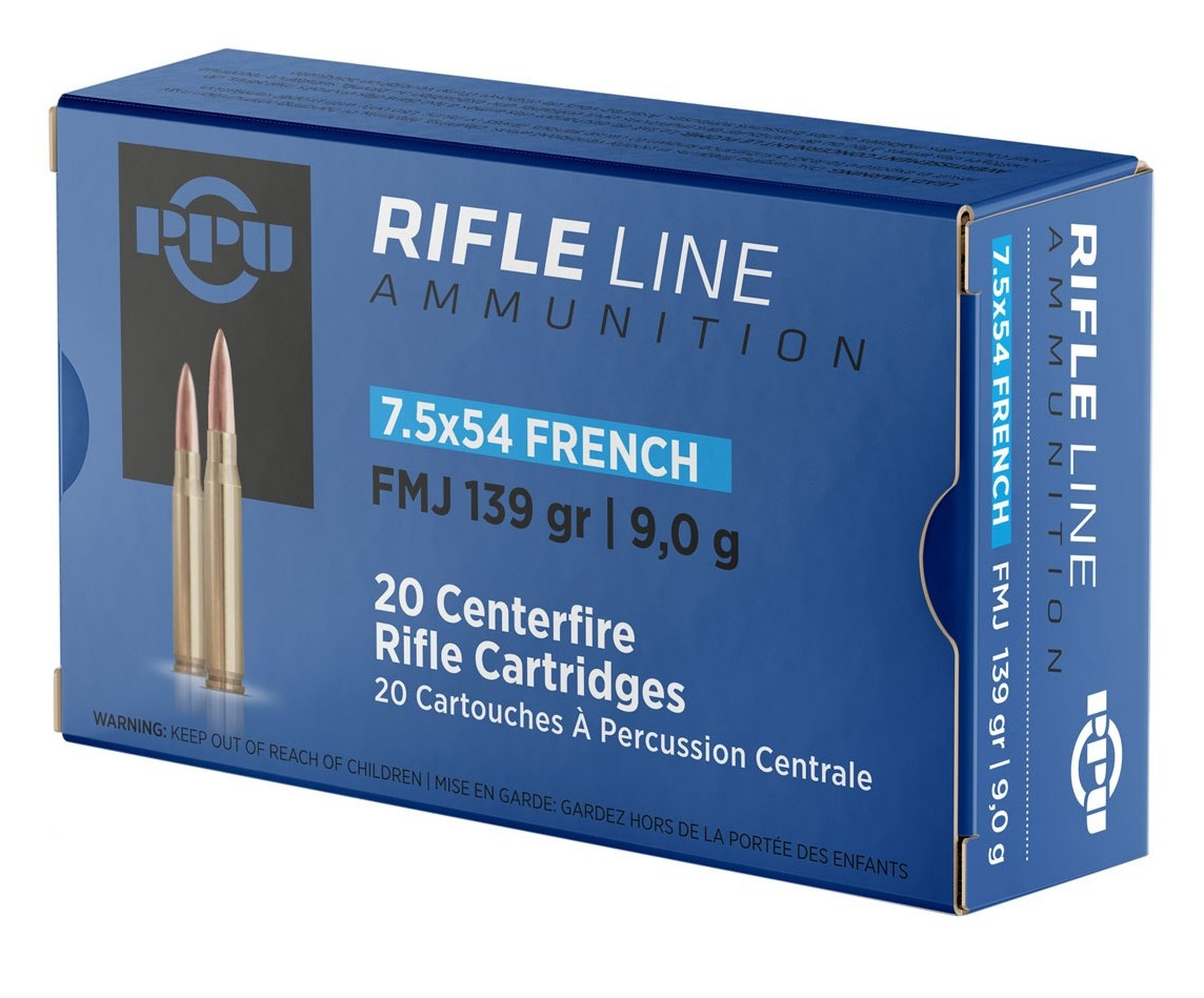 Prvi Partizan 2,600 fps 7.5x54mm French MAS 139 Grain Full Metal