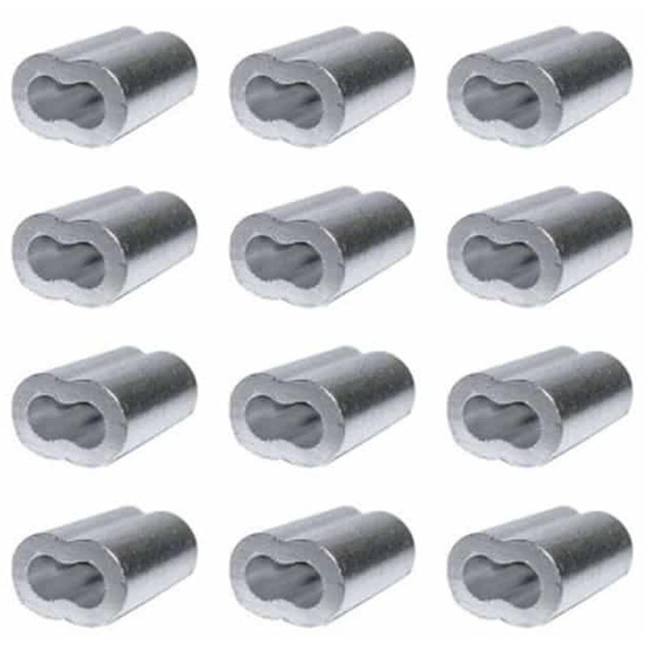 1 Dozen Aluminum Ferrules/Crimps by Heyday