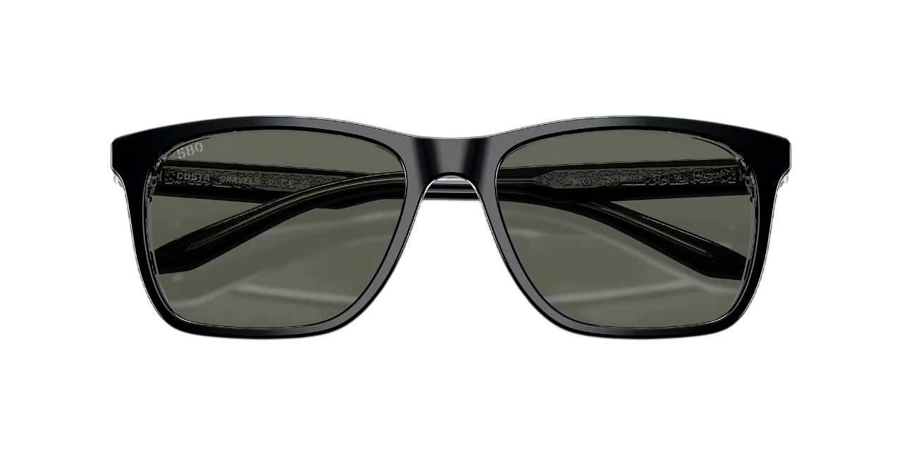 Gravels Sunglasses with Black Frames and Gray Polarized  display picture 3