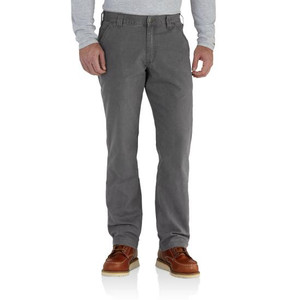 Men's Rugged Flex Relaxed Straight Rigby Canvas Dungaree Work Pants by Carhartt