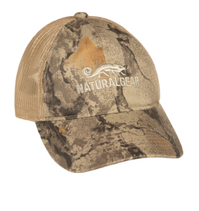 Natural Mesh Back Logo Cap by Natural Gear Natural Mesh Back Logo Cap by Natural Gear