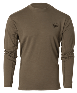 BASE Wool Crew Long Sleeve Top 230gram by Banded front veiw BASE Wool Crew Long Sleeve Top 230gram by Banded front veiw