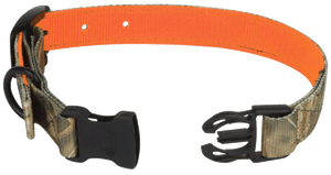 Large Orange & Camo Reversible Dog Collar by Avery