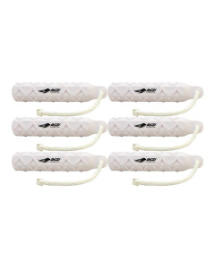6 Pack White 2 Inch ASD HexaBumper Training Bumpers by Avery