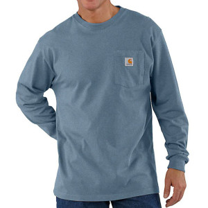 Loose Fit Heavyweight Pocket Long Sleeve Tee Shirt by Carhartt Loose Fit Heavyweight Pocket Long Sleeve Tee Shirt by Carhartt