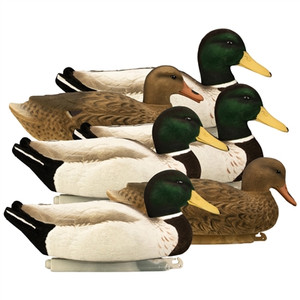 Fully Flocked Magnum Mallard Foam Filled Duck Decoy 6 Pack by Higdon Outdoors Fully Flocked Magnum Mallard Foam Filled Duck Decoy 6 Pack by Higdon Outdoors