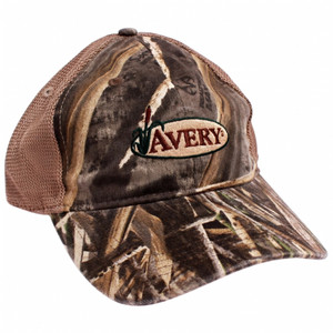 Adult Max 5 Avery Logo Mesh Snapback Cap by Avery