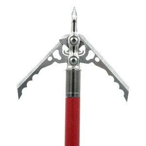 100 Grain Hypodermic No Collar 2 Blade Broadheads by Rage 100 Grain Hypodermic No Collar 2 Blade Broadheads by Rage