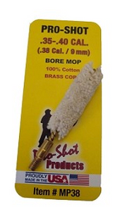 .35 and .40 Cal Bore Mop by Proshot .35 and .40 Cal Bore Mop by Proshot