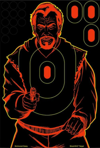 12 Inch x 18 Inch 5 Pack Shoot-N-C Bad Guy Targets by Birchwood Casey 12 Inch x 18 Inch 5 Pack Shoot-N-C Bad Guy Targets by Birchwood Casey