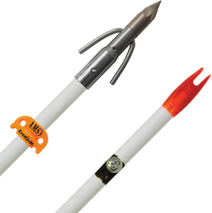 AMS Chaos QT Fiberglass Arrow in White by AMS Bowfishing AMS Chaos QT Fiberglass Arrow in White by AMS Bowfishing