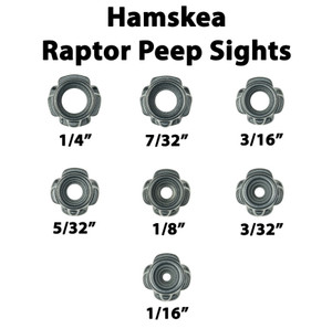 1/4 Raptor Peep Housing by Hamskea 1/4 Raptor Peep Housing by Hamskea