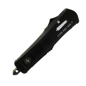 Black Slim "Come & Take It" 3-1/2" Blade Out the Front Knife by Templar