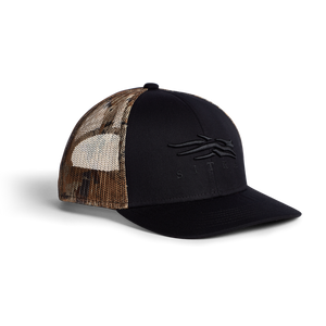 Icon Marsh Mid Pro Trucker by Sitka- Sitka Black Icon Marsh Mid Pro Trucker by Sitka- Sitka Black